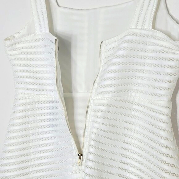 Romeo & Juliet Couture NEW White Sleeveless Lined Mini Party Dress NWT Large - Picture 3 of 12